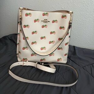 Coach Strawberry Print Tote